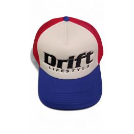 DRIFT LIFESTYLE TRUCKER sapka, piros / királykék